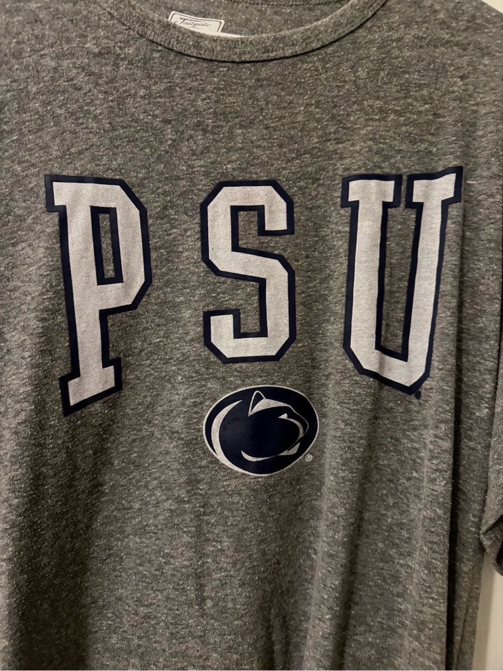 PSU Grey Graphic Short Sleeve Tee - Penn State Logo